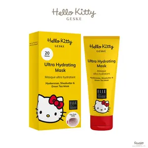 GESKE x Hello Kitty Ultra Hydrating Mask | Pair with Sonic Warm & Cool Mask | Moisturizing & Hydrating Face Mask Lotion | Vegan | Hydrating Moisturizers & Creams | Daily Care | Best Facial Mask