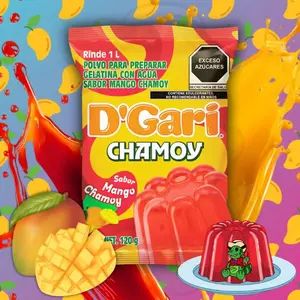 D'Gari Mango Chamoy Gelatin Powder for Dessert Snack 120g