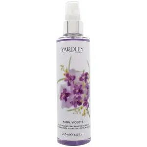 APRIL VIOLETS by Yardley London fragrance body mist 6.8 oz New