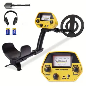 Metal Detector for Adults and Kids - Lightweight, Adjustable Stem, Gold Metal Detector for Beach, Jewelry & Treasure Hunting with Headphones, for Boys and Girls high accuracy finds