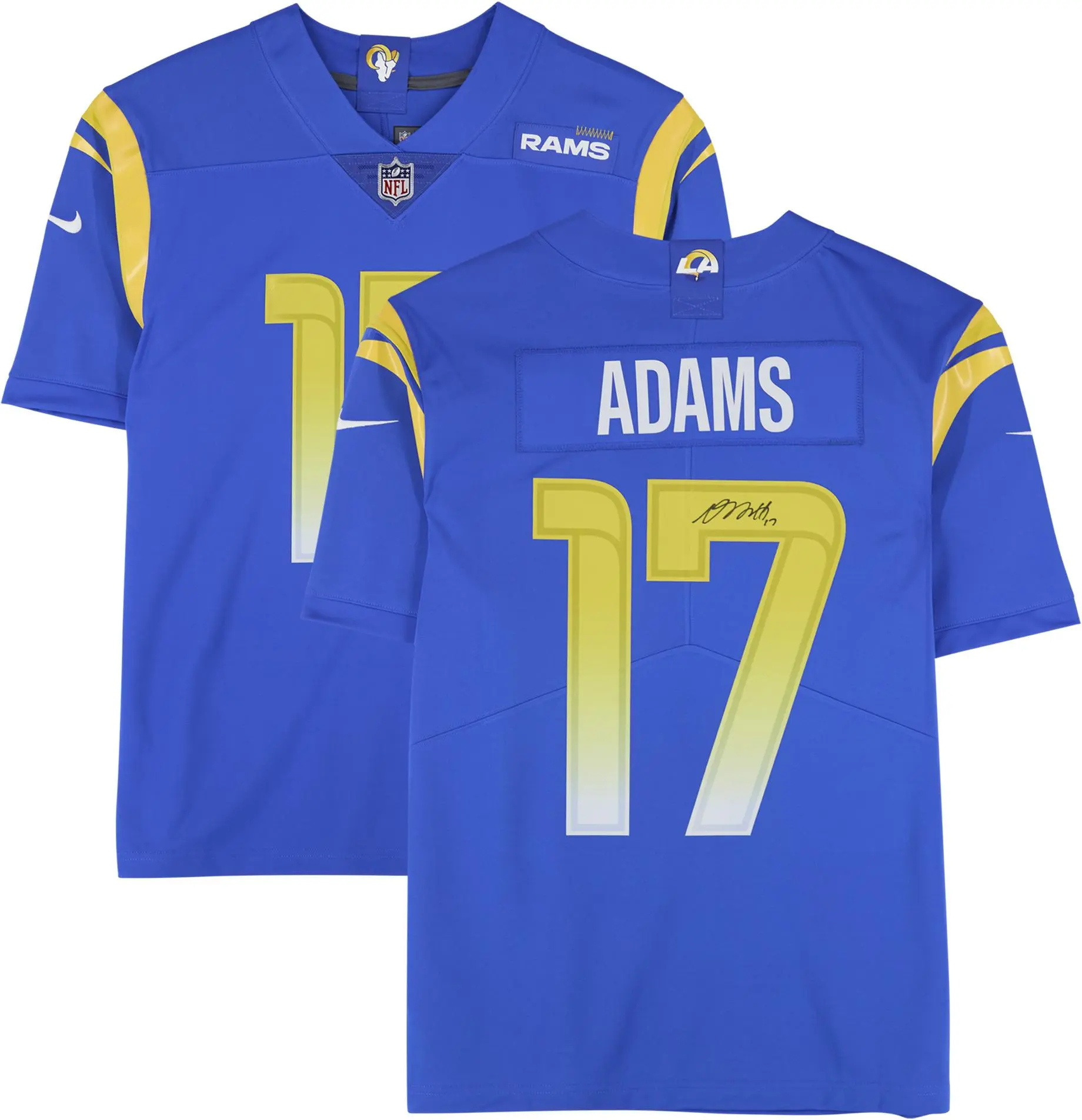 Davante Adams Los Angeles Rams Autographed Nike Royal Limited Jersey - Fanatics Authentic Certified