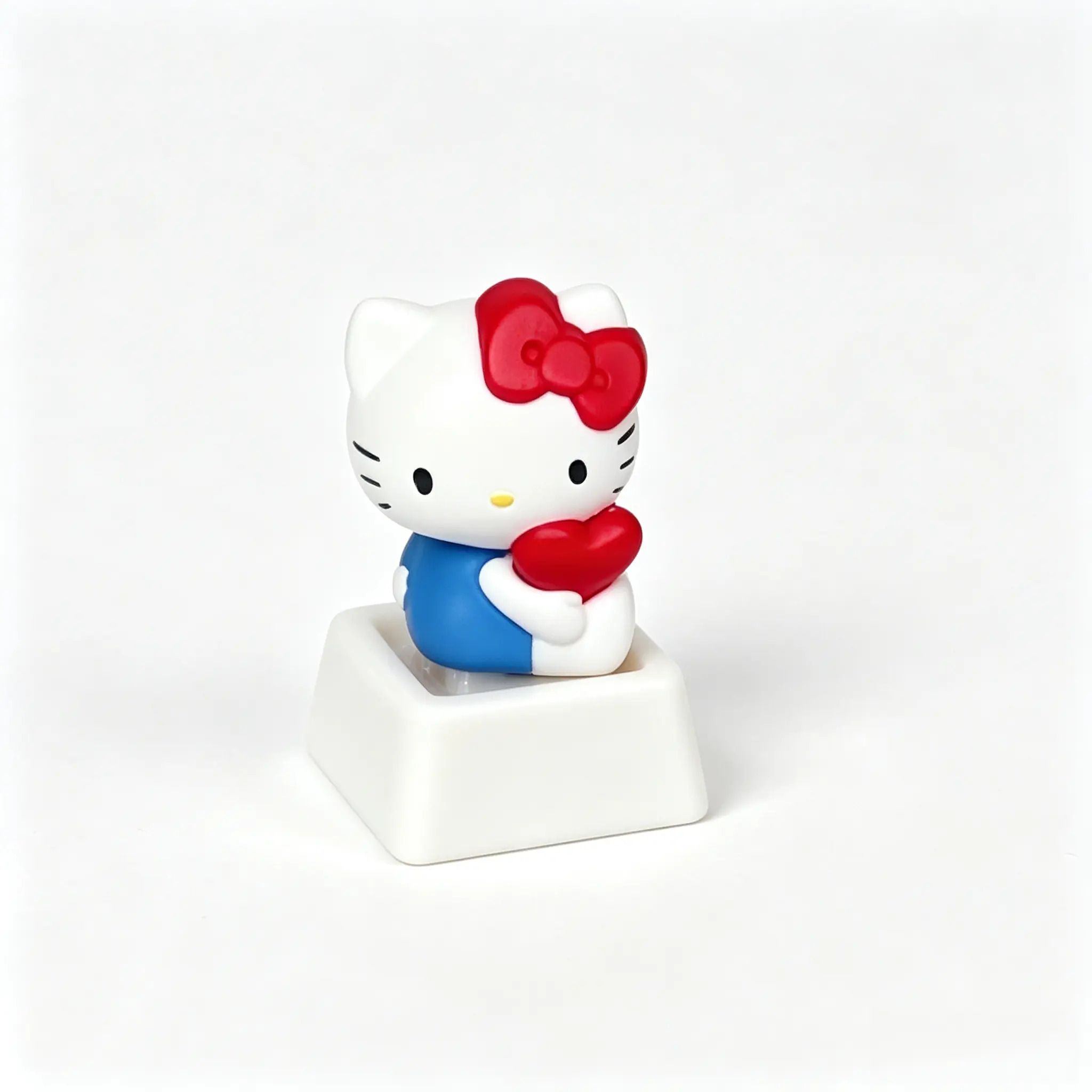 Sanrio Hello Kitty PBT Plastic Keycap Set Pack, Cute Cartoon Dye-Sublimation Fade-Proof Print, Compatible with MX-Switch Mechanical Keyboards, Ideal for Gaming & Work Desktop Decor, Cute Tech Gift for Girls/Teens
