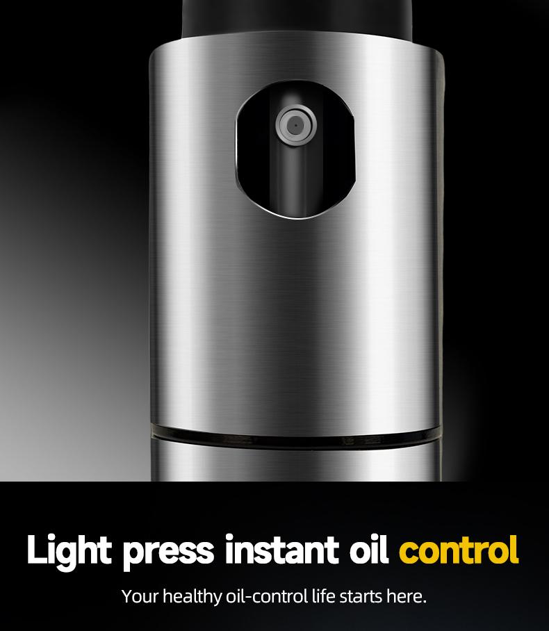 Spray oil pot, atomizing spray bottle, press-dispensing quantitative sprayer, blending/adjustment bottle, kitchen oil control bottle