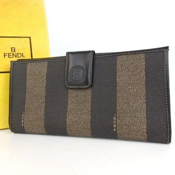 Pre-owned FENDI Other Other Authentic Pecan Wallet PVC[Used] 12561479131/166244