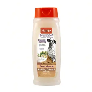 Extra Gentle Soothing Oatmeal Shampoo For Dogs With Chamomile Essential Oil, Buttermilk Scent, 18 Fl Oz