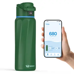 WATERH Boost Insulated Stainless Steel Smart Water Bottle with APP, Bluetooth Intake Smart Tracker & Hydration Reminder, Portable Vacuum Thermal Cup, Drinkware Flasks, Ideal for Gift