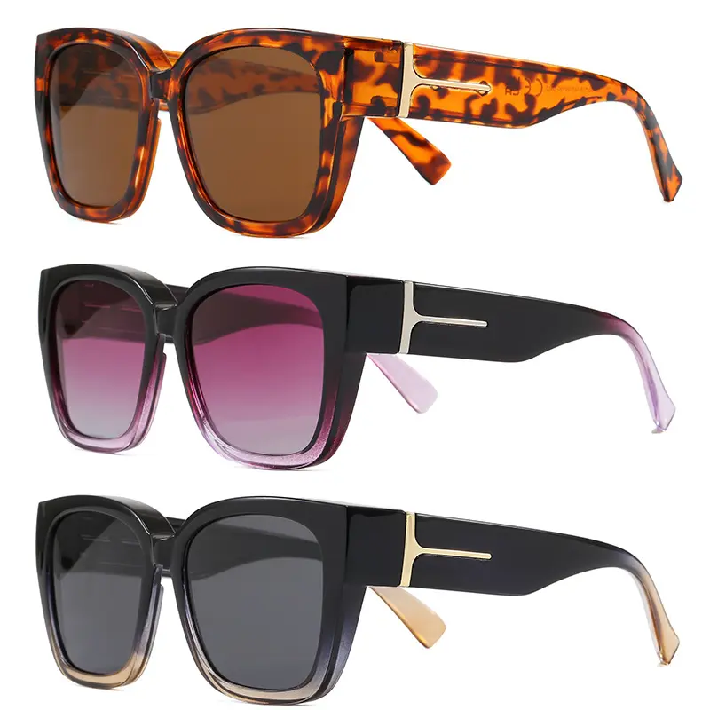 3Pcs New Polarized Sunglasses Set, UV Protection Anti‑Glare Shades, European‑American Style Outdoor Driving Glasses for Daily Wear