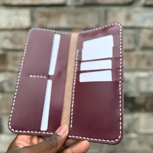 The “Executive” Long Wallet Maroon