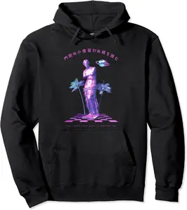 Vaporwave Statue 90s Eboy Glitch Japanese Clothing Aesthetic Pullover Hoodie - Domonicdo Shop 95B09WGF3J3S