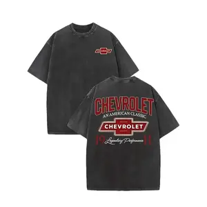 Vintage Chevrolet T-Shirt, Classic 1911 Chevy LogoGraphic Tee,Retro American Car Shirt, OversizedStreetwear Top for Men and Women.01