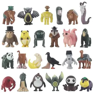 24-Piece Cute Action Figure Set, Home Decor Character Statues, Unique Multicolor Cartoon Collectible Dolls, Cute Collectible Figurines, Perfect Gift Idea
