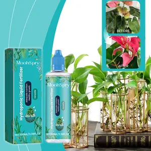 MoonSpry Hydroponic Liquid Fertilizer Lawn Green Leaf Growth Nutrient Solution Plant Concentrated Fertilizer Supplement