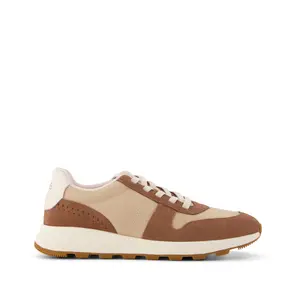 Womens TRVL LITE Retro Runner Sneaker Water Repellent Brown Sugar