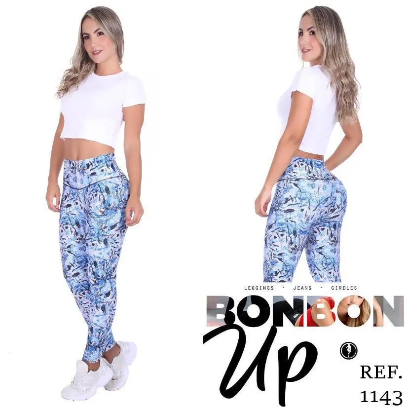 Legging levantacola colombiano marca,BON BONUP negro Ref.1143