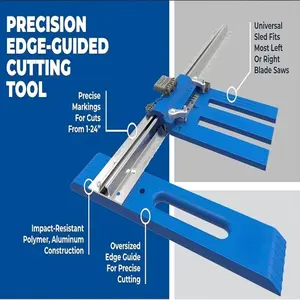 Metal cutting circular saw guide rail - cutting tools - guide rail, most suitable for traditional (side blade) circular saws - suitable for DIY projects, home decoration and construction operations, woodworking tools, holiday surprise gifts