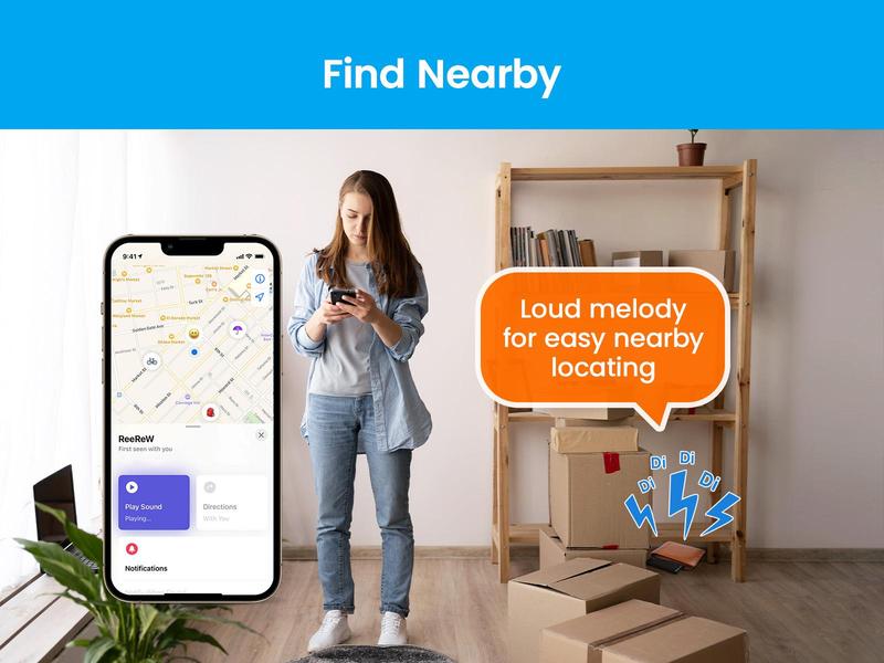 VilyaLabs Wallet Tracker Card Rechargeable for Apple Find My, Slim and Thin Up to 0.06inch, Water Resistant, with Dual Protection System
