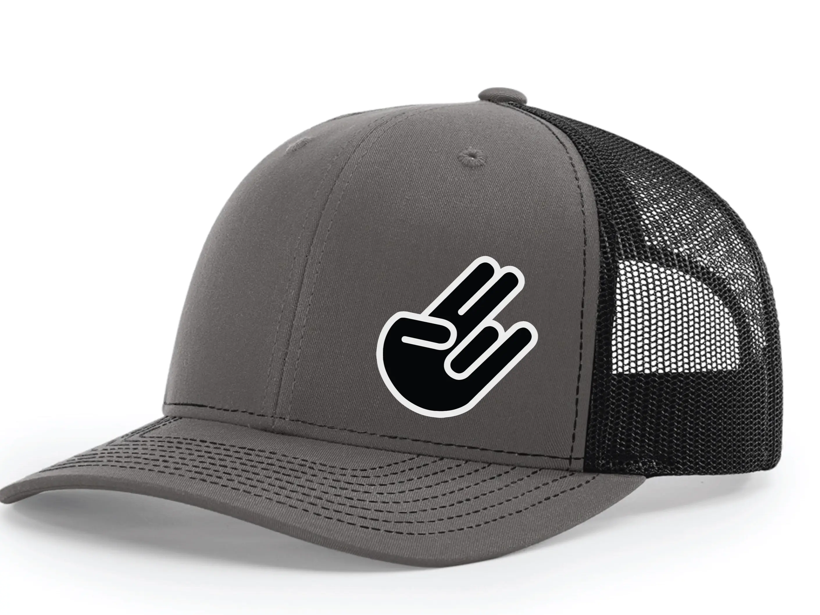 Richardson112 Shocker Premium Snapback Hat for Men - Classic Logo, Custom Print, Graphic Detailing, Imprint Design Features, Hand Wash Only, Classic Logo Hats, Custom Print Hats