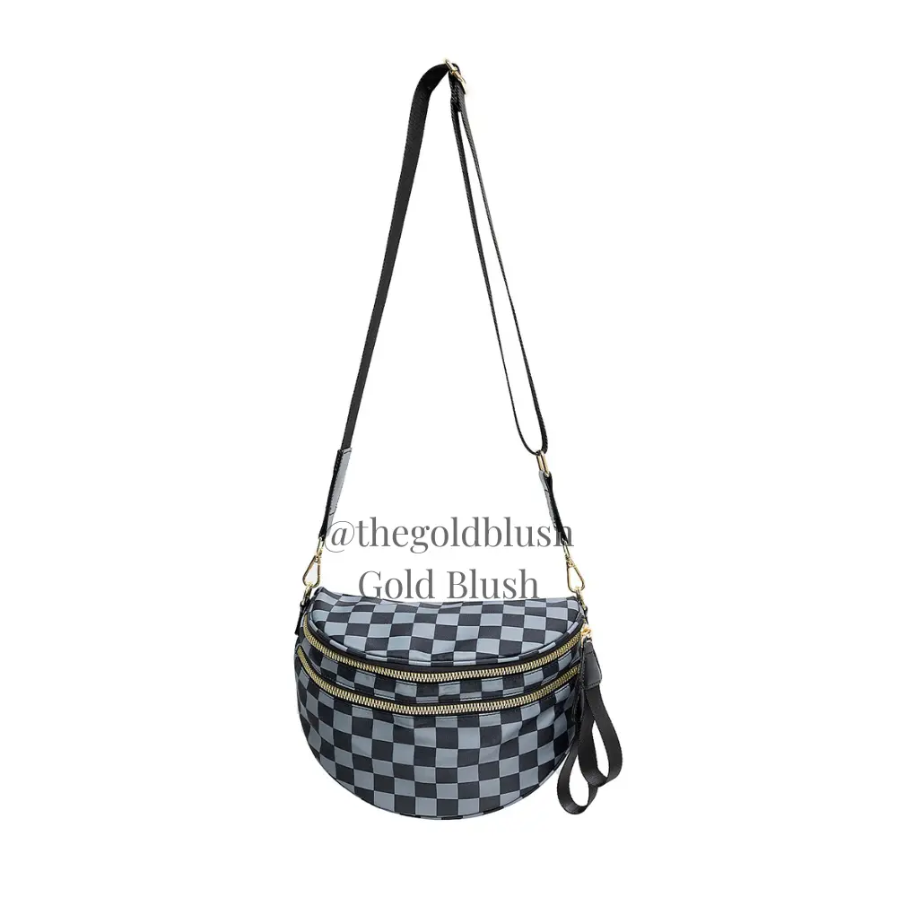 Black and Grey Checkered