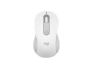 Logitech Signature M650 Mouse - Optical - Wireless - Bluetooth - Raw White - USB - 2000 dpi - Scroll Wheel - 5 Button(s) - 5 Programmable Button(s) - Large Hand/Palm Size - Right-handed