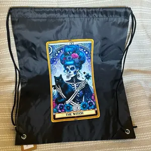 Bookish Drawstring Backpacks