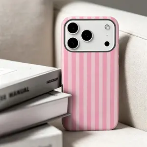 Personalized  Aesthetic Striped Touch Phone Case Cute Phone Cover Phone Accessories Trendy Design for iPhone 17 17 Pro Max 17 Pro 17 16 15 14 pro max 13 12 11 X XS MAX iPhone case