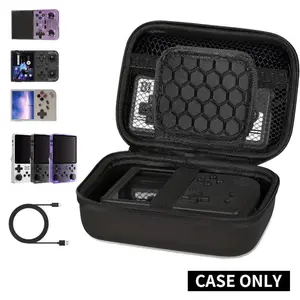 Retro Handheld Game Console Storage Case (Case Only), Handheld Game Console Storage Holder Durable Lightweight Organizer, Android Game Console Carrying Bag Compatible with RG353V/ RG35XX/RG353VS