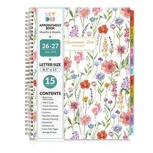 SKYDUE 2026-2027 Appointment Book, July 2026 - June 2027, Weekly & Monthly Hourly Planner,8.5" x 11"