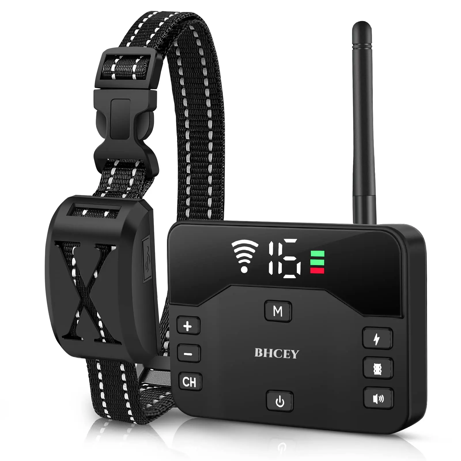 2-In-1 Wireless Electric Dog Fence & Training Gear - Waterproof Pet Boundary Containment System with 2 Shock Training Receiver Collars for Small, Medium, Large Dogs