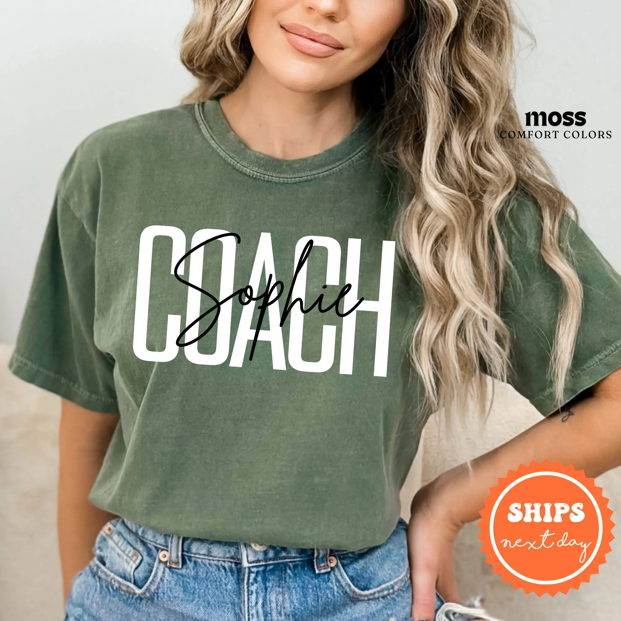 Personalized Coach Shirt - Custom Coach Gift - Cheer Coach Tshirt - Coach Name Shirt - Gifts for Coach Game Day Shirt - Coach Gifts