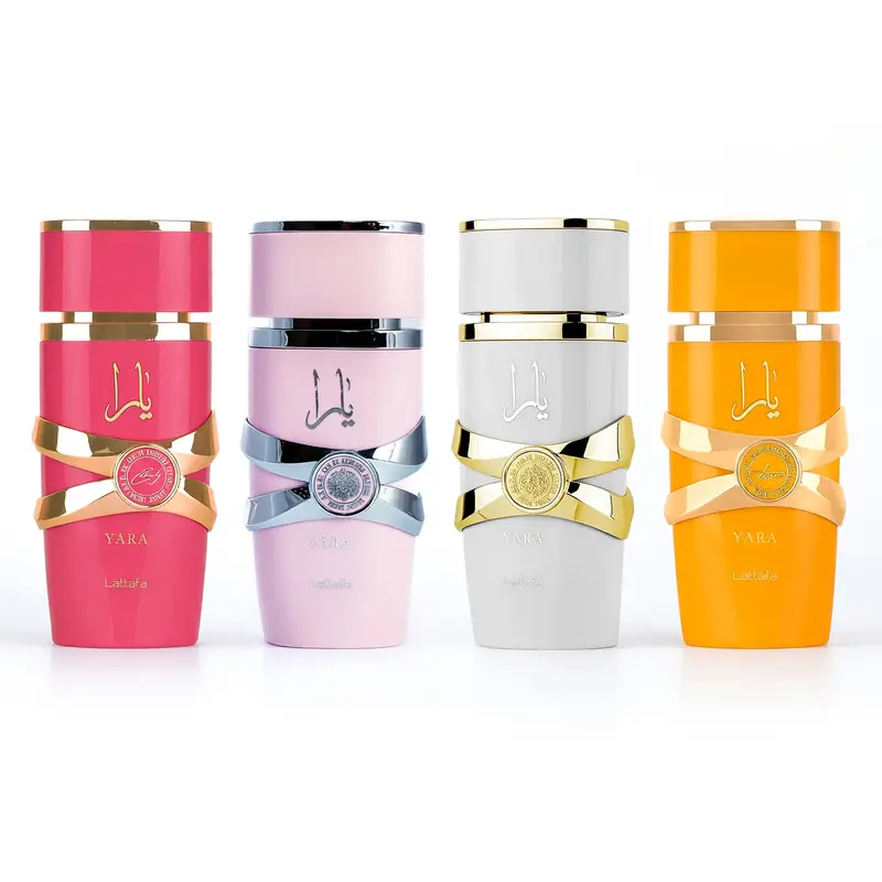 Lattafa Women's Yara Collection 4-Piece Authentic Arabic Fragrance Mini Gift Set - Carefully Picked Scents Arabic Perfumes Mix EDP Travel Set for Women, Perfumes For Women