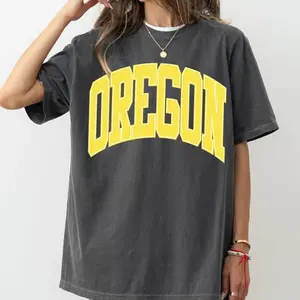 Comfort Colors Oregon T-shirt, Game Day Shirt, Oregon Football, Varsity Letter, Vintage Oregon Shirt, Oregon Basketball, Oregon Gift, Gift For Women