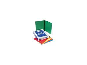 Oxford 52513 Paper Report Cover, Tang Clip, Letter, 1/2" Capacity, Assorted Colors, 25/Box