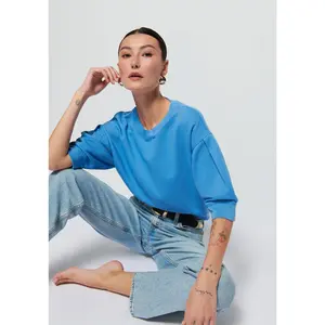 Tate Crewneck Sweatshirt- Parisian Blue