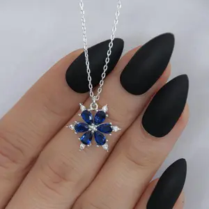 Lotus Flower Necklace ¥ Lotus Necklace Silver ¥ Lotus Flower Necklace