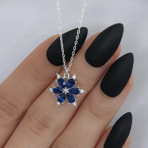 Lotus Flower Necklace ¥ Lotus Necklace Silver ¥ Lotus Flower Necklace