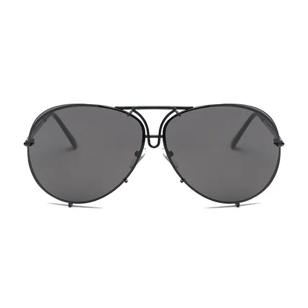 Oversized Luxury Aviators Vintage Porsche Sunglasses Caleb