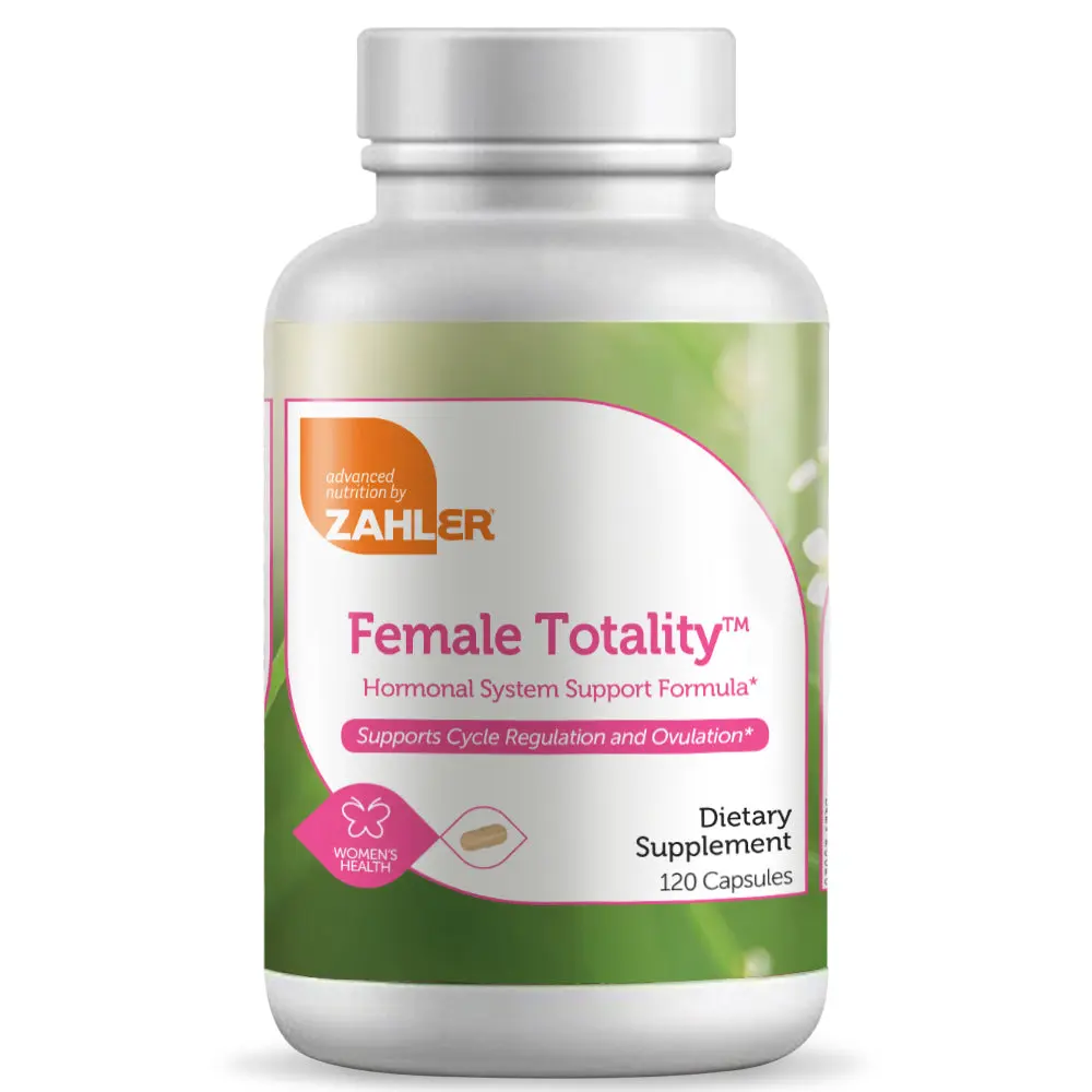 Zahler Female Totality Hormonal System Support Formula 120 Capsules for Cycle Regulation & Ovulation Support Certified Kosher US Made