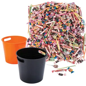 Orange & Black Buckets with Candy Parade Kit - 1004 Pc.