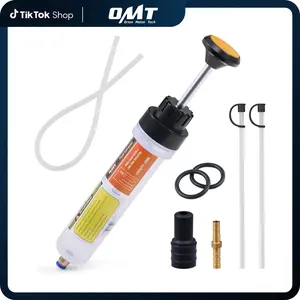 【SummerVibes】Orion Motor Tech 200/350mL Yellow/Blue Manual Fluid Extractor and Filler, Syringe Style Pump for Car Power Steering Transmission Gear Oil & Brake Fluid Changes,Hand Vacuum Pump for ATV Boat Automotive Fluid Extraction,extension tube
