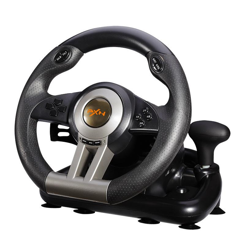 Winter Break Must-Have! PXN V3 Pro Racing Wheel Full Set with Pedals & Shifter, F1 Simulation Driving, Plug&Play, PC/Xbox/Series X/S/PS4/Switch， PS5 Playable via N7 Adapter, Home Racing Game Controller