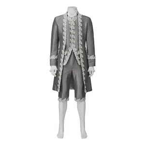 Men's Charlotte-style cosplay Victorian Rococo medieval prince court set