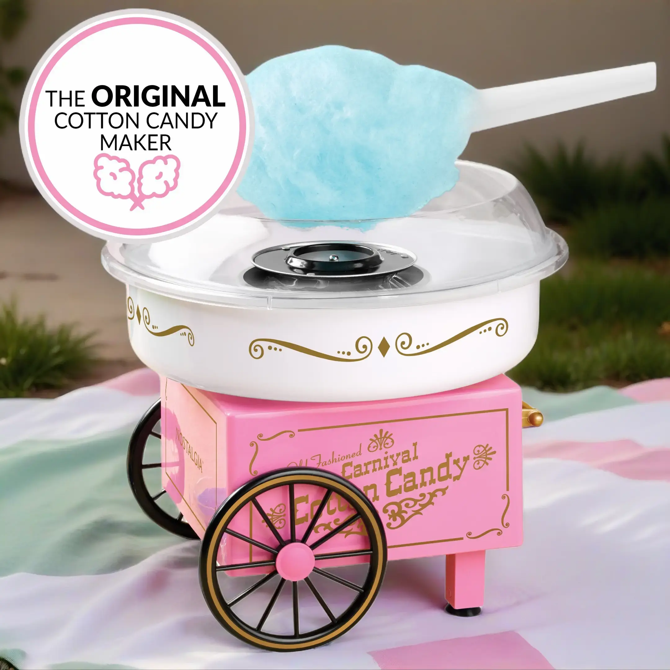 Vintage Hard & Sugar-Free Candy Original Cotton Candy Maker Vintage Hard & Sugar-Free Candy Original Cotton Candy Maker