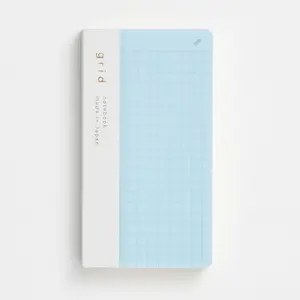 Daigo Isshoni Mini Grid Notebook - Light Blue