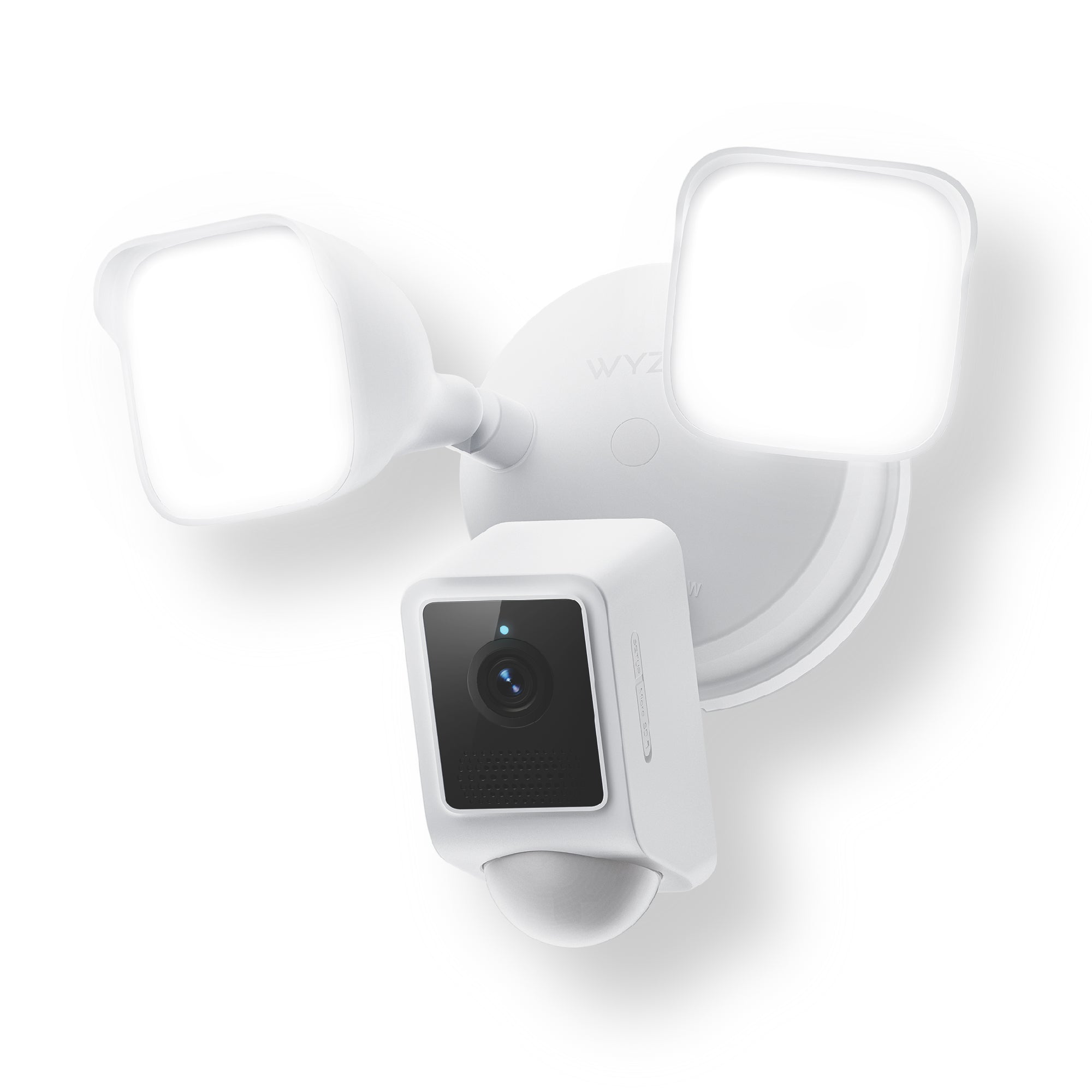 Wyze Cam Floodlight v2 — Hard-Wired 2K HD Outdoor Smart Security Camera with Super-Bright 2800 Lumen LEDs, IP65 Weatherproof, Color Night Vision