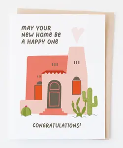 Adobe House Housewarming  // Greeting Card
