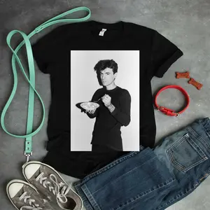 David Byrne Eating Cereal  Funny T-Shirt