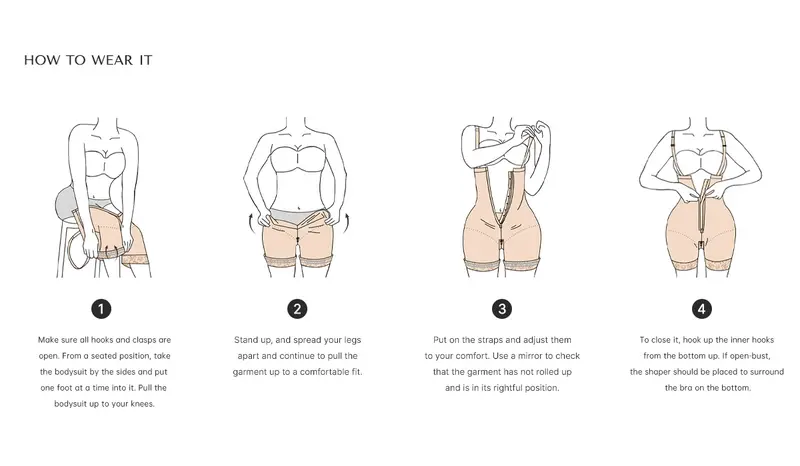 Product Introduction of VVL Christmas Holiday Haul High Waist Shapewear Shorts with Hook and Eye Closure - Featuring Adjustable Comfort Tummy Control Fajas Womenswear 6