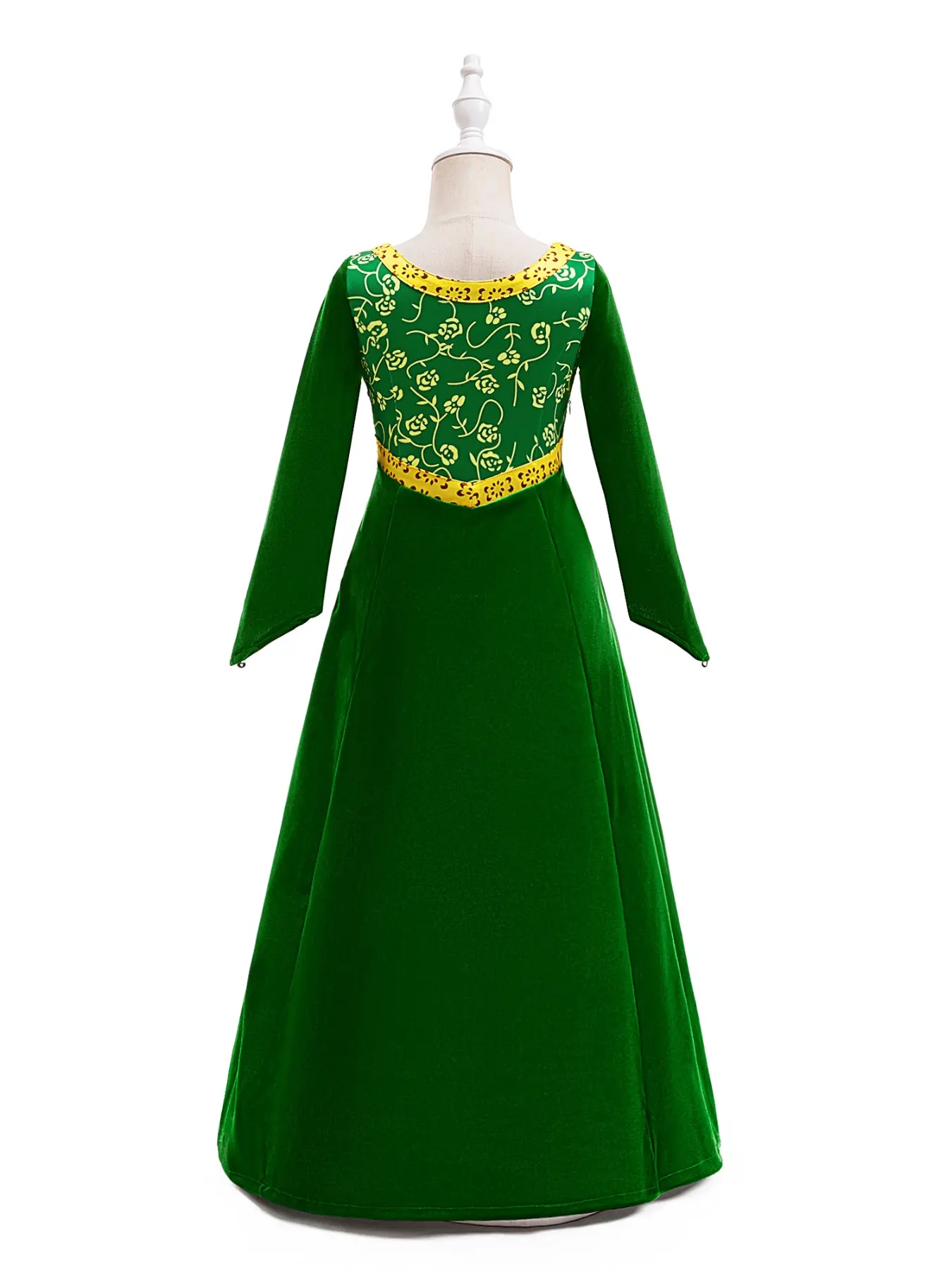 Dress + all accessories) Shrek Princess Fiona Green Dress Halloween Cosplay  Costume Children's Costume Party Costume - TikTok Shop