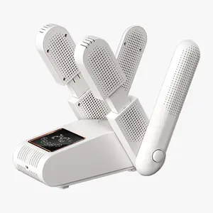 Boot Dryer for Work Boots, Shoe Dryer with Heat Blower, Glove Dryer & Boot Warmer - UV dual light source purification - intelligent timer - white