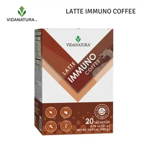 VIDANATURA Latte Immuno Coffee – Instant Coffee Beverage | 20 Sachets